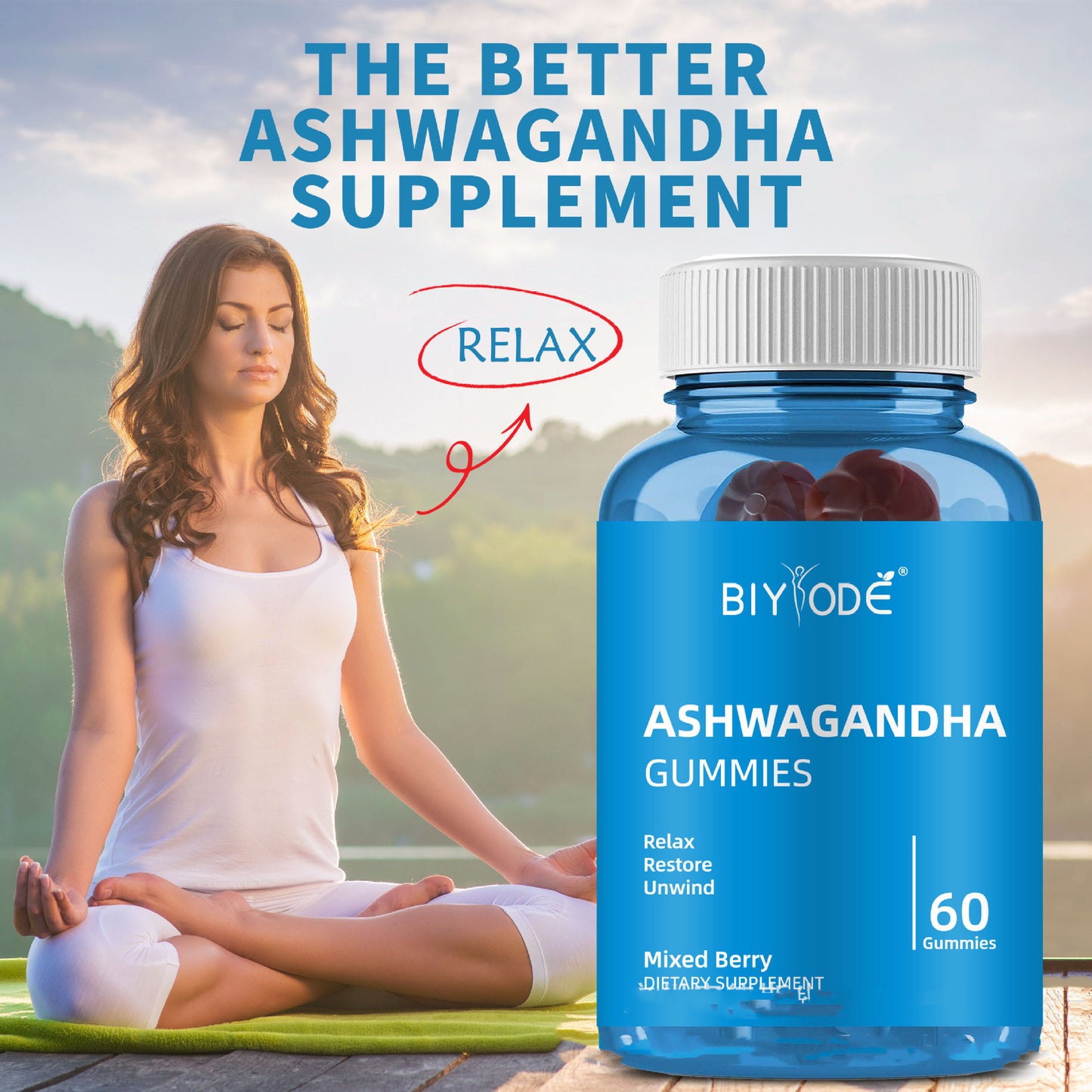 Biyode Ashwagandha 60 Gummies